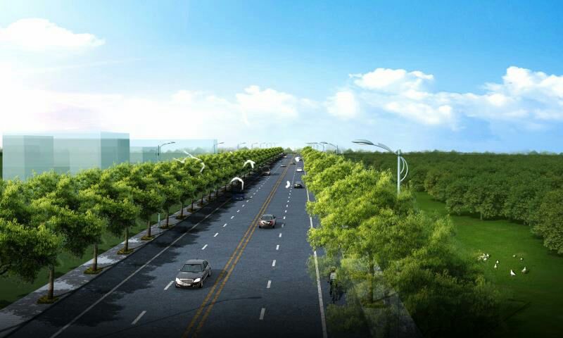 阜平縣鷂子河東街、鷂子河西街市政工程 